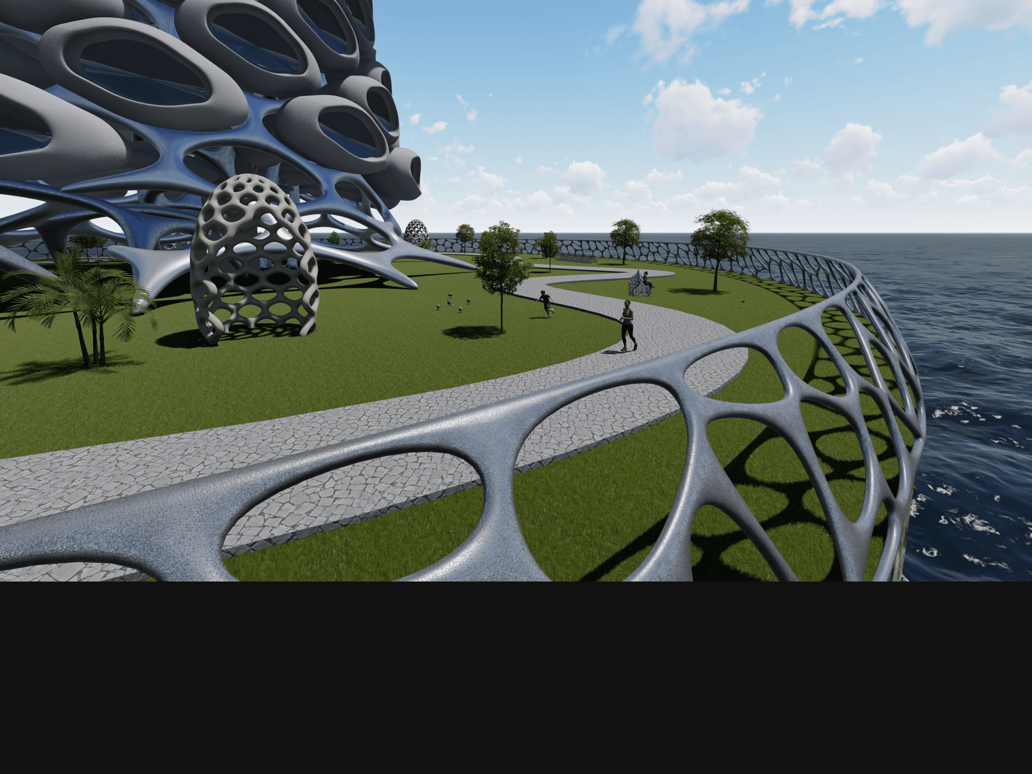 Floating tower — main concept render
